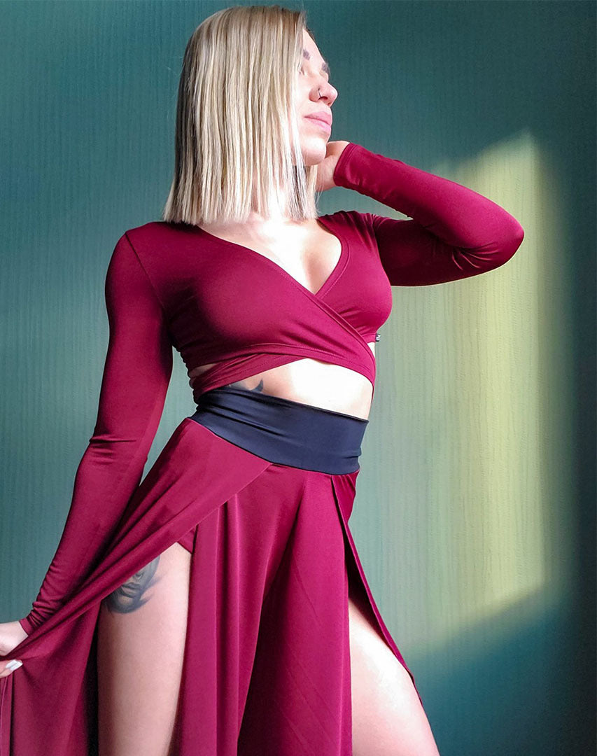 Fly Culottes - Burgundy