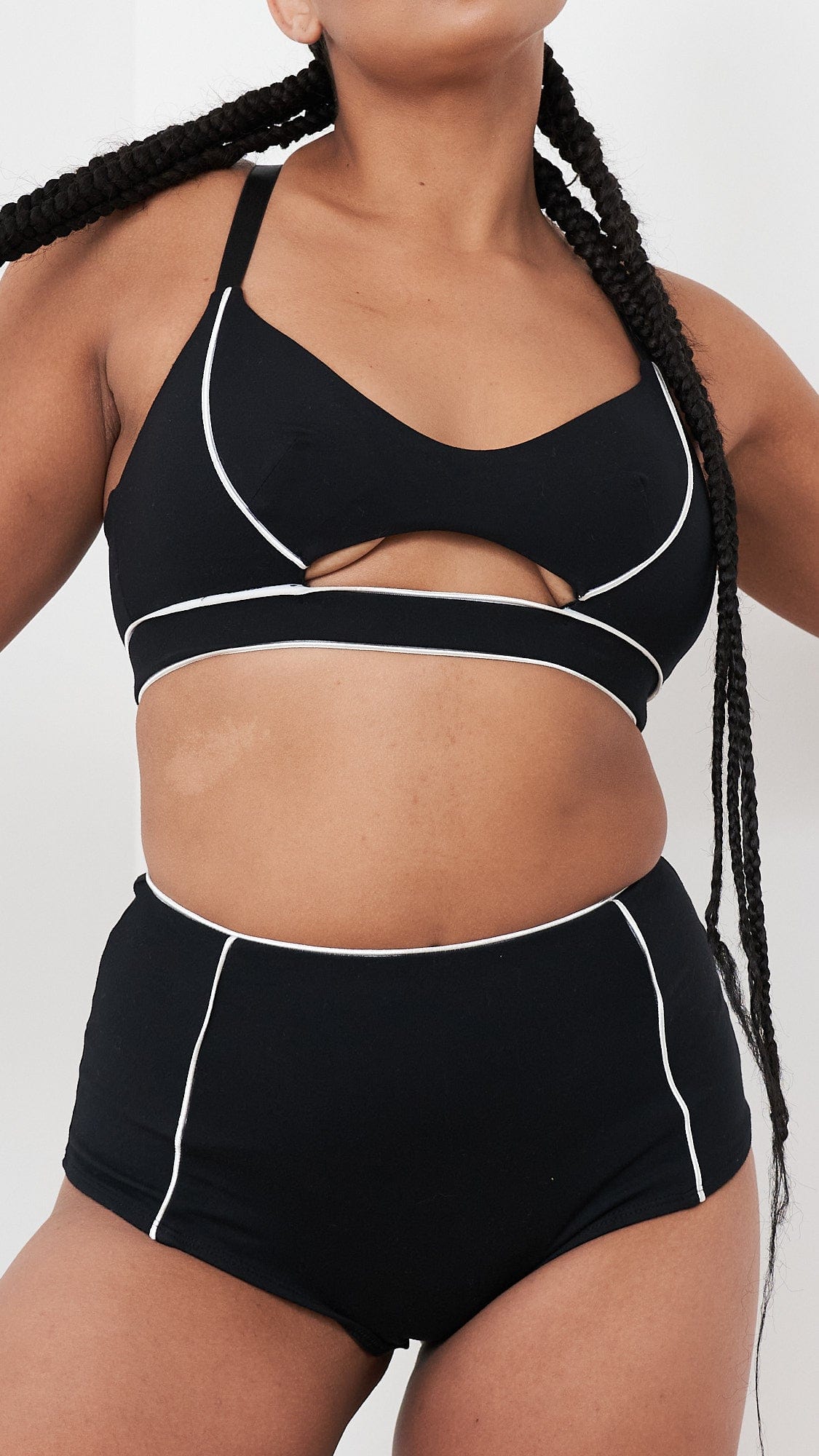 Missy High Waisted Bottoms - Black