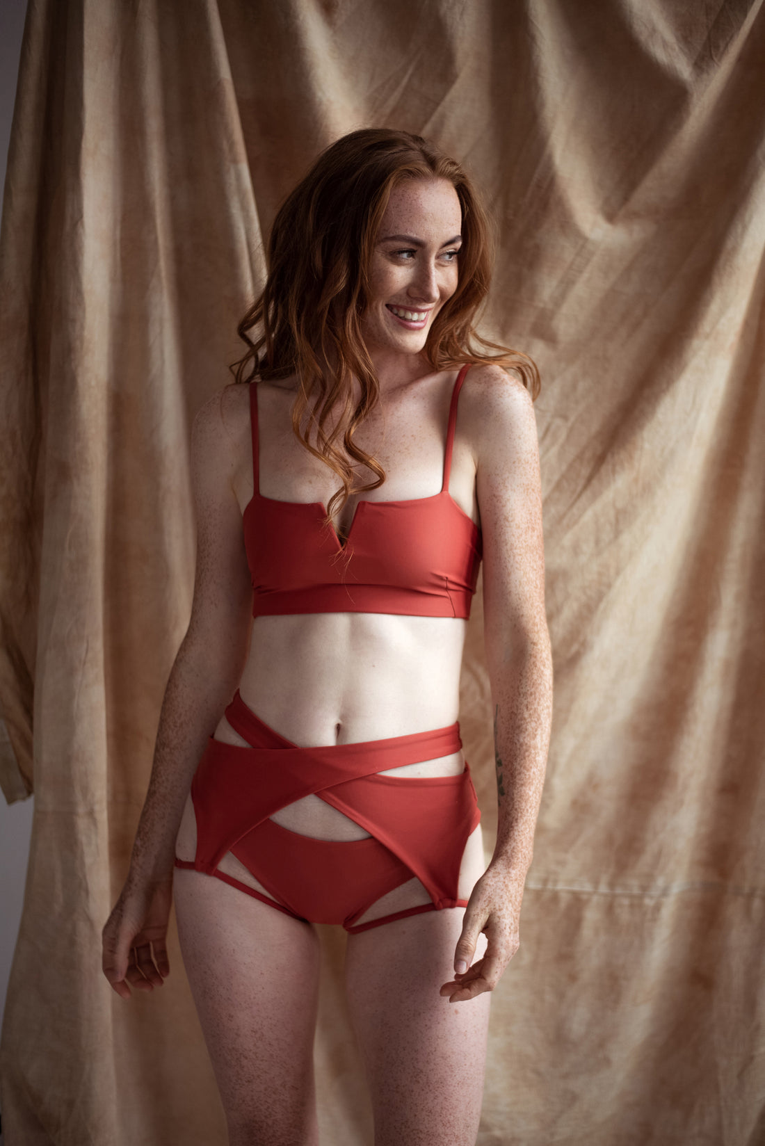 Monique Shorts - Rusty Jasper