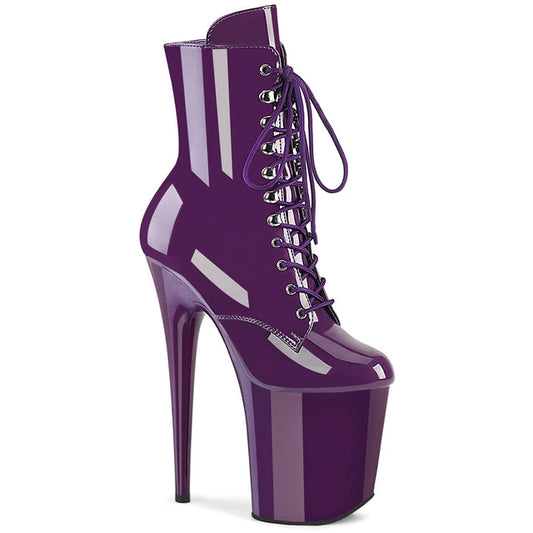 8" Flamingo 1020 - Purple Patent Boots