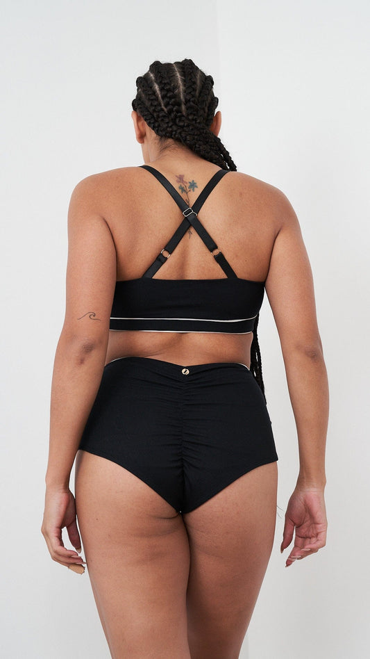 Missy High Waisted Bottoms - Black