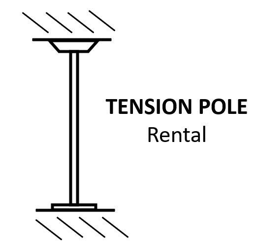 Pole Rental - Tension Poles